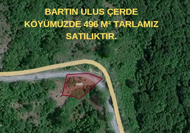 Bartın, Ulus, Çerde de 496 M2 yola cephe Tek Tapu (FIRSAT) - BARTIN ULUS fotoğraf 6
